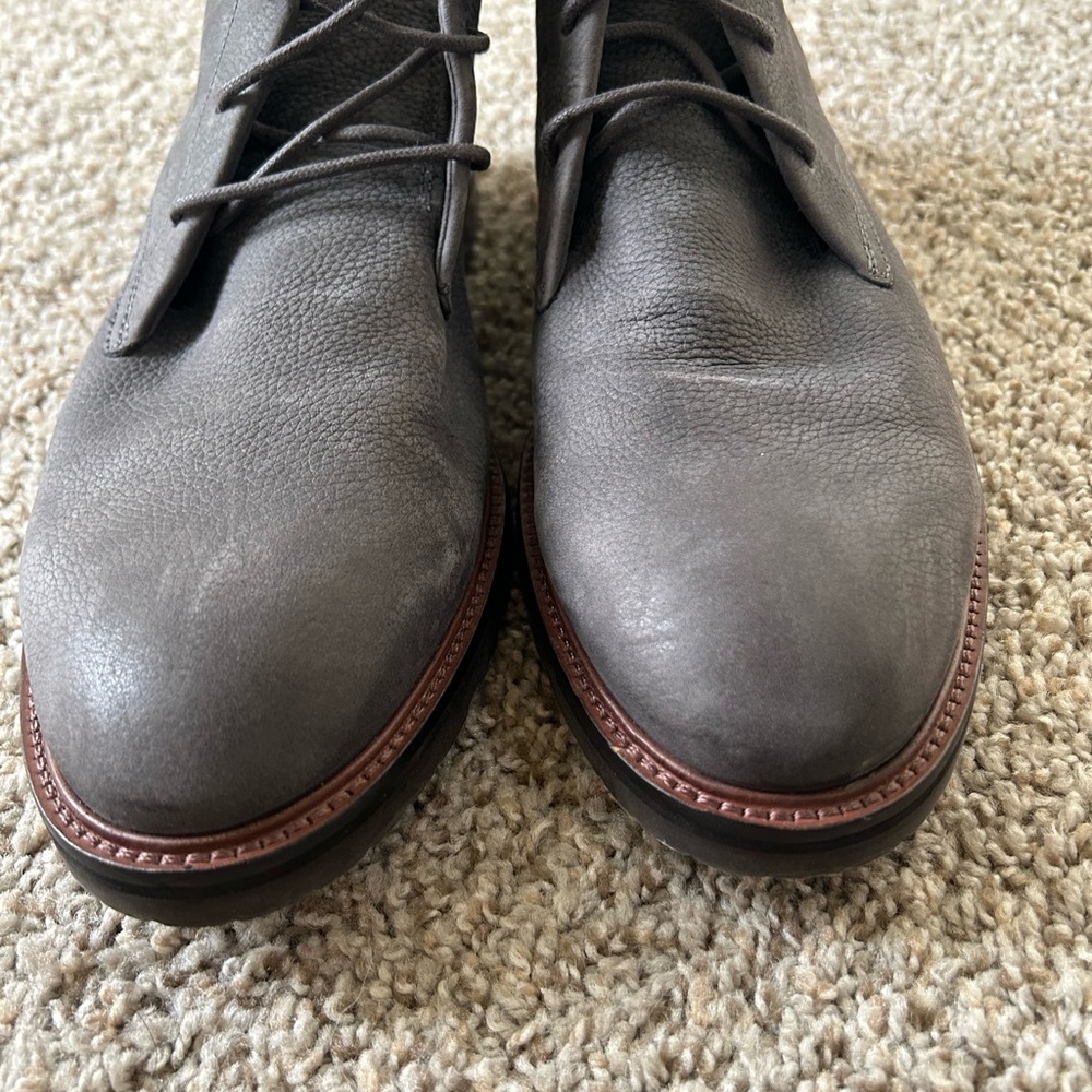 Cole Haan Berkshire Lug Chukka Boots Pavement Gray Men's Size 9 Leather Nubuck - Picture 10 of 15